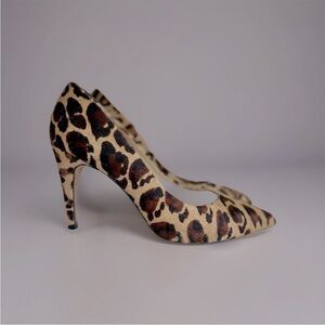 Diane Von Furstenberg Animal Leopard Cheetah Print Hair 8.5
